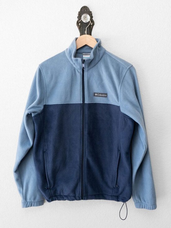 Columbia Other - Columbia Steens Mountain 2.0 Fleece Jacket Men S Blue Navy Colorblock Full Zip